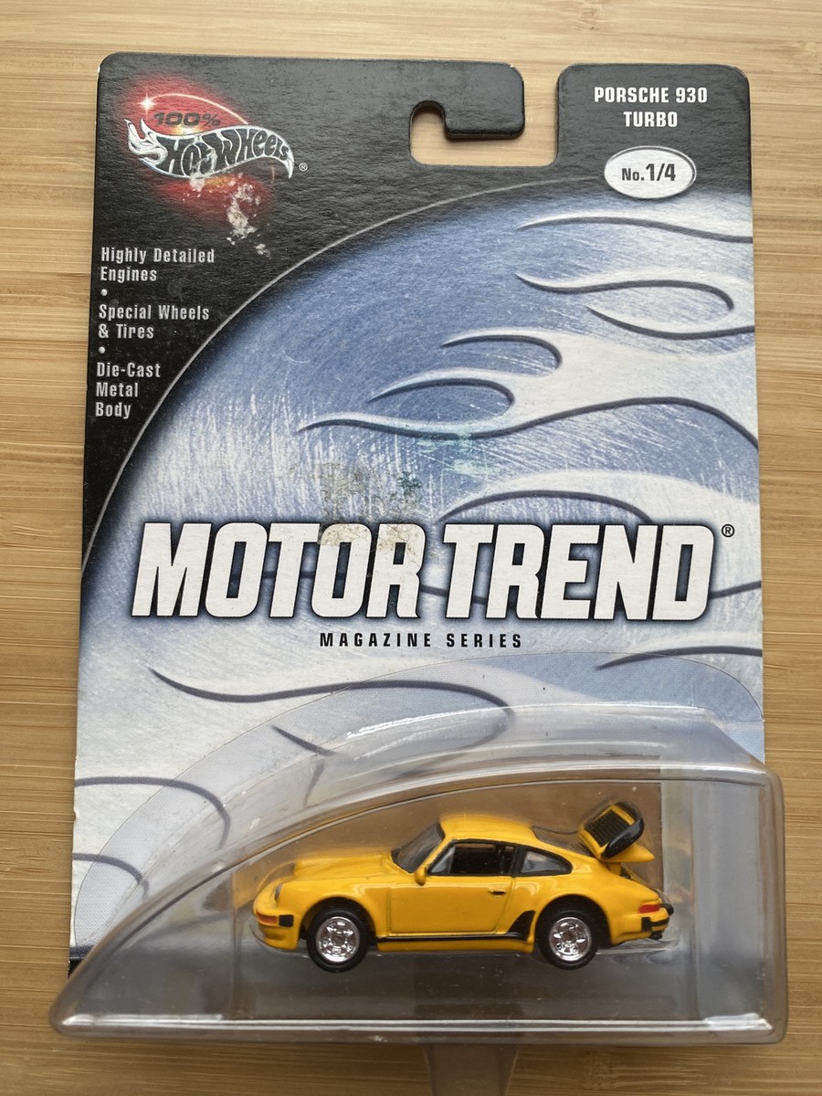 1/64 100% ホットウィール/MOTOR TREND ポルシェ930ターボ 100% HOT WHEELS MOTOR TREND PORSCHE 930 TURBO REAL RIDERS