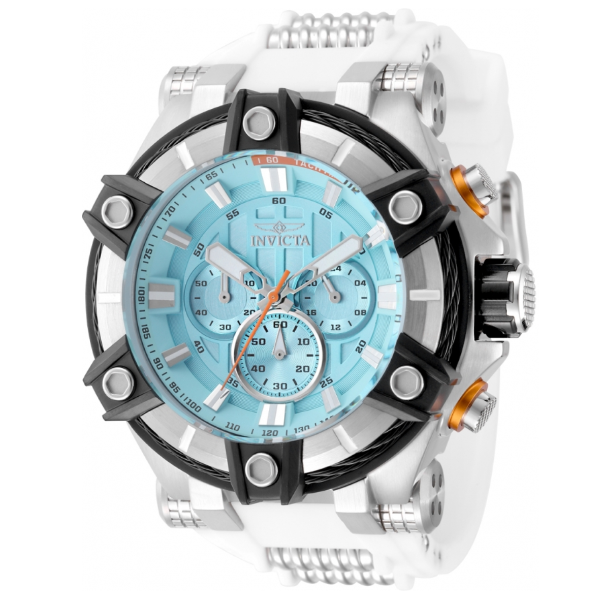 Invicta Bolt Surge Men's Quartz (VD54) Watch - 52mm - White/Steel