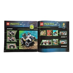 LEGO #8969 Agents 2.0 4-Wheeling Pursuit INSTRUCTION MANUAL ONLY BOOKLET