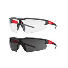Milwaukee 48-73-2014 Clear and Tinted Anti-Scratch Safety Glasses (2-Pack)