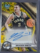 2024 Bowman's Best U Braden Smith Best of Auto Yellow Lazer Refractor /75