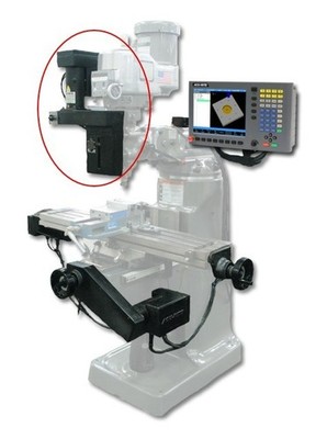 CNC 3rd Axis Upgrade: Acu-Rite MillPWR G2 for CNC Knee Mills, Z (Quill)