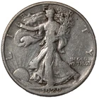 1929-D Walking Liberty Half Dollar 50c F/VF Very Fine