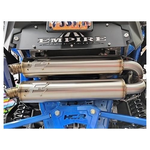 Empire Industries Dual Slip On Stainless Series Exhaust for Polaris Pro XP - - Picture 3 of 3