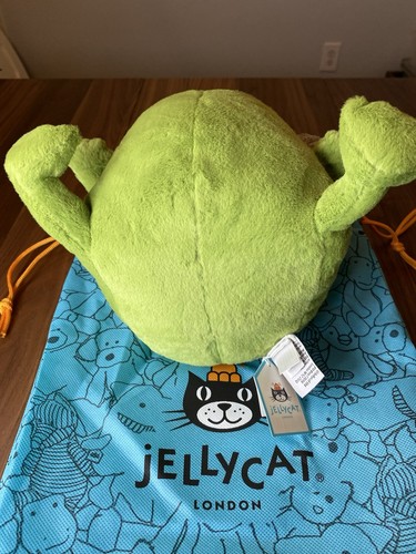 JELLYCAT Ricky Rain Frog with Headphones - RARE HTF - Easter- NWT - Fast Ship! - Picture 8 of 9
