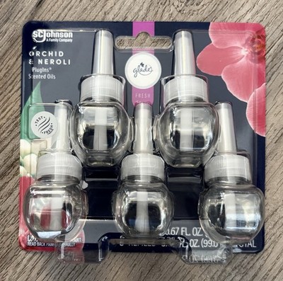 Glade PlugIns Scented Oil Refills Orchid & Neroli 0.67 oz 5-Count