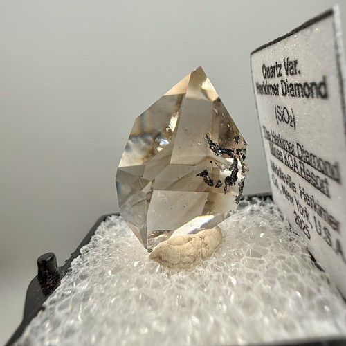 8.69 g Smoky Herkimer Diamond Gem w/ A+ Clarity, Gorgeous Phantoms! - Picture 4 of 18