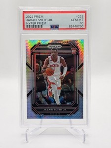 2022-23 Panini Prizm Prizms Hyper #228 Jabari Smith Jr. PSA GEM MT 10