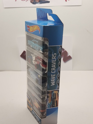 Hot Wheels 2019 Wave Cravers 5 Fahrzeuge Geschenkpackung Maßstab 1:64 Diecast Autos - Bild 6 von 10