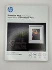 HP Premium Plus Photo Picture Paper Glossy 5x7 60 Sheets New