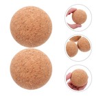  4pcs Wooden Cork Stoppers: 61mm Round Bottle Corks For Glass Containers -