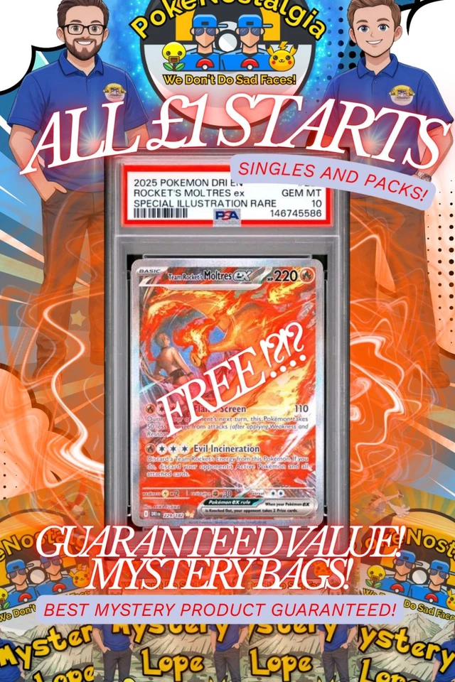 🔥FREE PSA 10 TEAM ROCKETS MOLTRES !!! 🔥