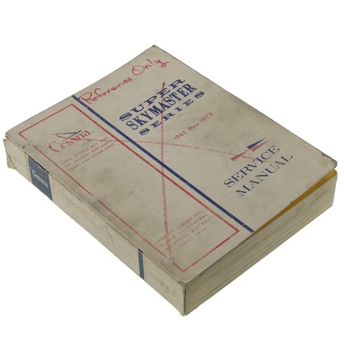 Cessna 337 Super Skymaster Service Maintenance Manual 1965 - 1973 - D2500-13 - Bild 2 von 3