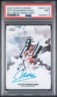 2025 TOPPS CHROME SKY WRITE  VICTOR WEMBANYAMA SIGNATURES AUTO SPURS PSA 9 8179