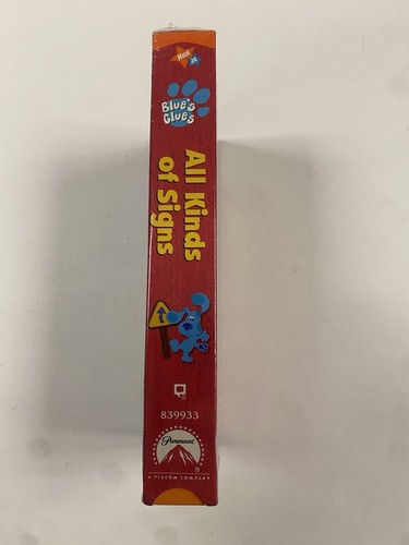 **NEW** Blues Clues All Kinds of Signs VHS 2001 Nick Jr. Sign Language ASL  - Picture 4 of 5