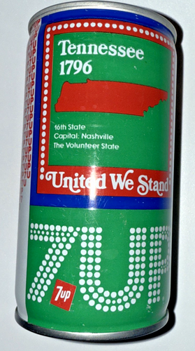 Vintage - 7-Up Commemorative Bicentennial Soda Dosen - Uncle Sam - Stahl - 1 Dose - Bild 2 von 17