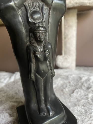Ancient Egyptian Goddess Bastet Statue Deity Authentic Stone Handmade in Egypt - Picture 8 of 9