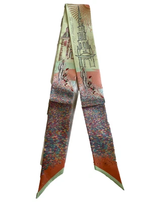 Cunard " A Centenary of Style " Twilly by Jag Sihra 100% Silk - Image 1 of 3