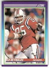 Ed Reynolds 1990 Score RC Football Excellent