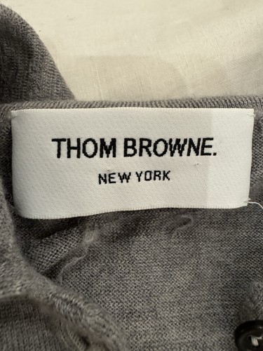 THOM BROWNE Herbst Damen hellgrau Wolle. Größe 42. Einzelhandel 990 $. superweich - Bild 5 von 8