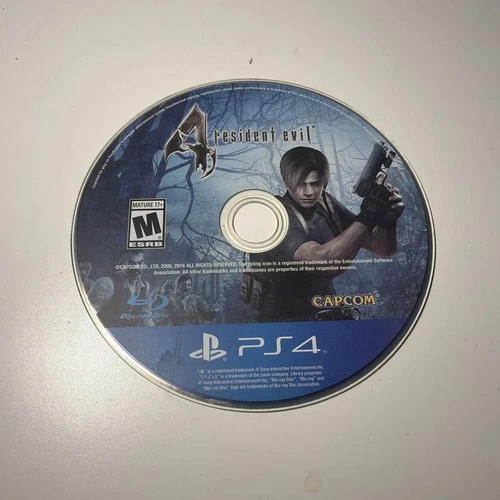 Resident Evil 4 (PlayStation 4, 2016) disc only, tested