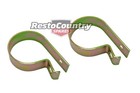 <!--F#f_0-->Holden Exhaust Tail Pipe Bracket / Clamp x2 - 2.5
