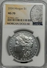 2024 Morgan Silver Dollar $1 NGC MS 70 Uncirculated Coin Certified #8679051-097