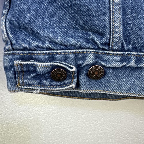 Vintage Levis Jeansjacke Herren M Buffalo kariert gefüttert Trucker 70417-0814 USA - Bild 16 von 22