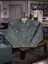 Vintage Planet Hollywood ‘Save The Planet’ New York Denim Jacket W/ Pins