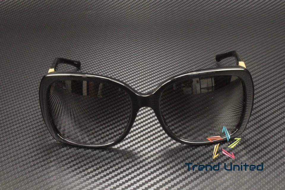 Очки солнцезащитные женские BURBERRY BE4160 34338G черные серые градиентные 58 мм - Изображение 3 из 4