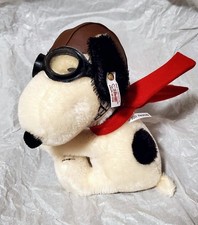 Steiff Snoopy Flying Ace Plush 24cm Limited Edition 1500 Sitting