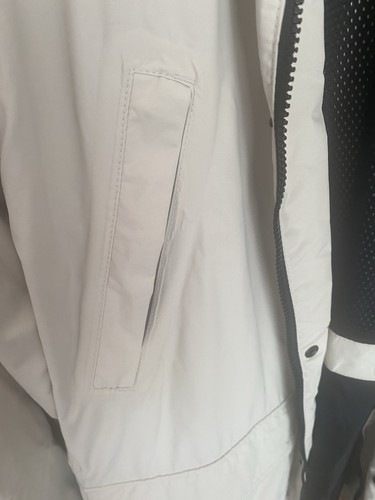 Eddie Bauer Weatheredge Jacke Herren Medium Beige Mesh Gefüttert Druckknopf & Full Zip - Bild 10 von 10