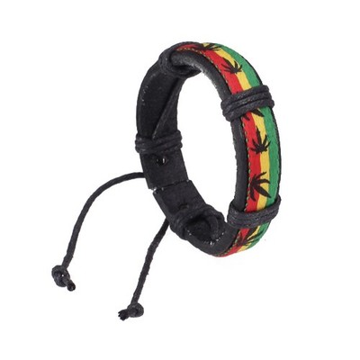 Kunstleder Armband Muster Unisex Deko Geschenk