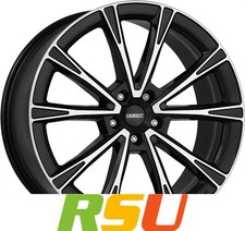 4x Dezent AR black/polished 7.5x18" ET53.5 LK5 112 ML 66.6 Alufelgen 18 Zoll