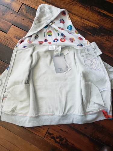 NWT Disney 100 Pixar Licensed Kid’s Gray Hoodie Jacket (Size 5) - Picture 4 of 6