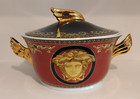 EXCELLENT Rosenthal VERSACE MEDUSA RED Oval Vegetable Bowl, 9 5/8"