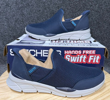 Skechers Mens Hands Free Swift Fit Equalizer Slip-Ins Navy Size 11 NIB