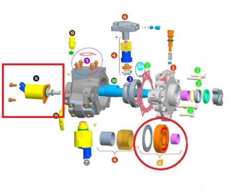 FUEL PUMP PRESSURE REGULATOR VOLUME CONTROL VALVE to FORD GALAXY MONDEO 2.0 TDCi - Picture 3 of 3