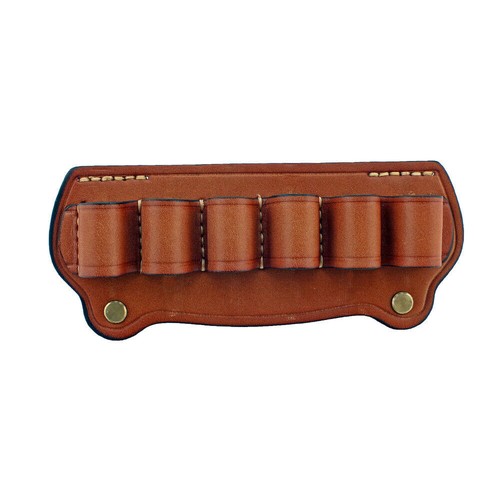 Magazine Pouch Leather Bandolier Hunting 12 Gauge Ammo Bag Shotgun Shell Holder - Picture 5 of 9