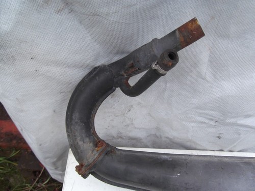 APRILIA RS50 EXHAUST down pipe B-117 C-1076 with damaged silencer - Picture 3 of 11