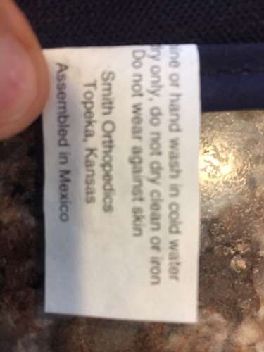 Smith Ortho, Soporte Espalda Industrial, Pequeño, Azul Marino, Lote de 6 - Imagen 6 de 6