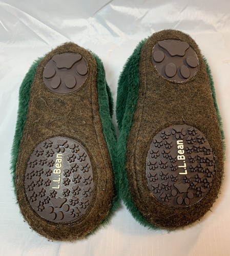 Zapatillas L. L. Bean Patas de Animales Alce Niño Pequeño Talla 9-10 Verde Marrón y Difuso - Imagen 3 de 3