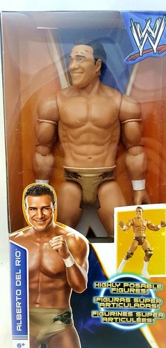 WWE Lucha Libre Grande Alberto Del Rio Mattel Edades 6+ Nueva Caja de Juguetes Tiene Desgaste en Estante - Imagen 1 de 4