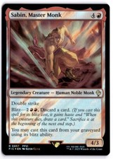 Sabin, Master Monk (Surge Foil) Commander: Final Fantasy