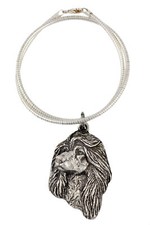 Afghan Hound, Tazi I - Dog necklace, unique jewellery for the dog fan, unique ad