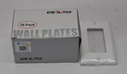 Lot of 10 Enerlites Wall Plates Plastic 1 Gang Switch GFCI Covers White 8831-W