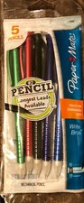 5 Count Paper Mate Write Bros Mechanical Pencils #2 Lead 0.7 mm