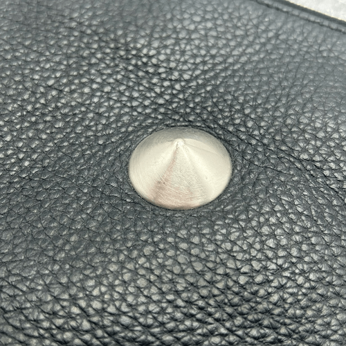Fendi Faces Black Zip Leather Clutch Bag Mens Unisex 2016 Fall/Winter - Picture 12 of 17