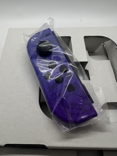 Nintendo Switch OLED Model Splatoon 3 Edition Joy Cons Only Left Purple Control - Picture 1 of 2