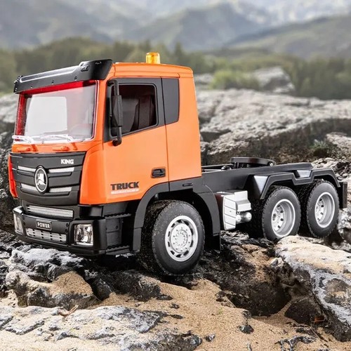 1:18 Huina RC Flat Truck Model 9 Channel Alloy Engineer Vehicle 2.4G Kids Toys - Picture 6 of 24